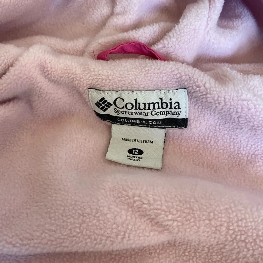 Columbia Pink Ski Jacket 12 Months